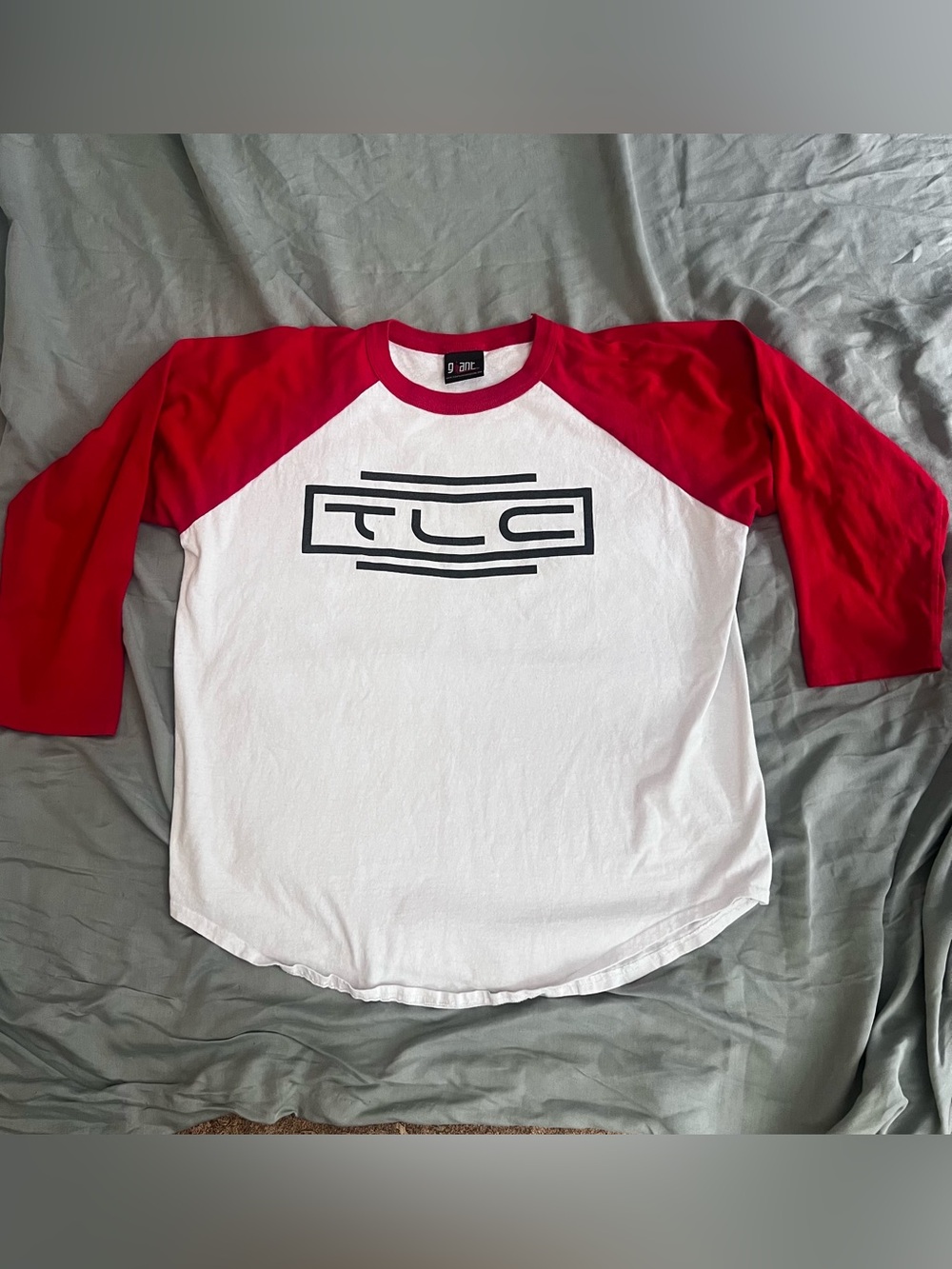 #Vintage 1999 #TLC #Lefteye FanMail Official Raglan Shirt #Giant USA XL